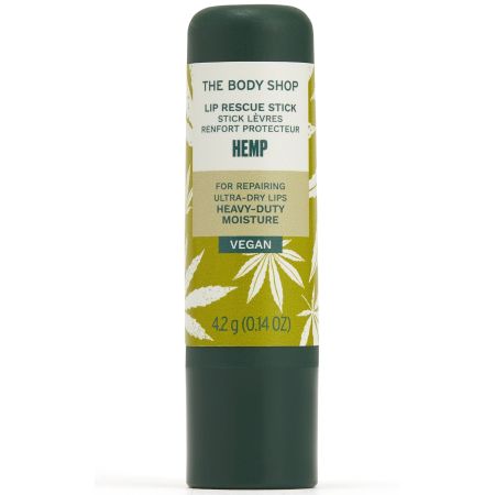 The Body Shop Hemp Lip Rescue Stick Bálsamo nutritivo y suavizante para labios ultra secos 4,2 gr