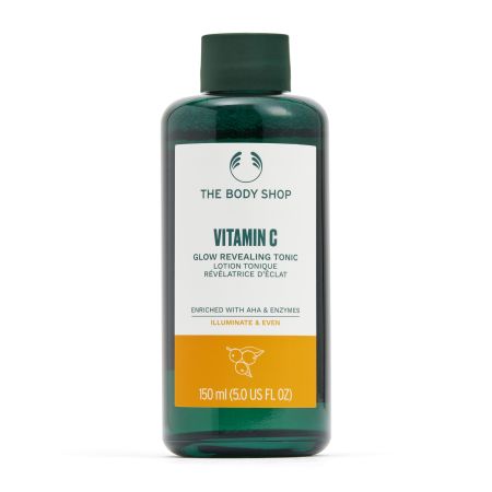 The Body Shop Vitamin C Glow Revealing Tonic Tónico facial exfoliante de vitamina e 150 ml