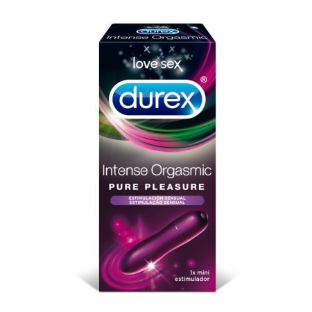 Durex Love Sex Intense Orgasmic Pure Pleasure Mini Estimulador Estimulador pequeño con potentes vibraciones para una noche de placer intenso