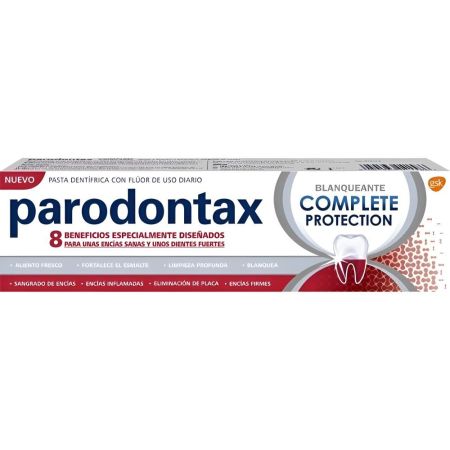 Parodontax Complete Protection Blanqueante Pasta Dentífrica Pasta de dientes blanqueadora para encías sanas y dientes fuertes 75 ml