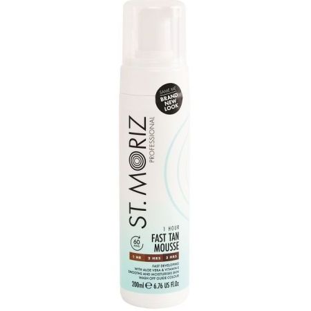 St.Moriz Professional Fast Tan Mousse Autobronceador efecto rápido sensación ultra ligera 200 ml