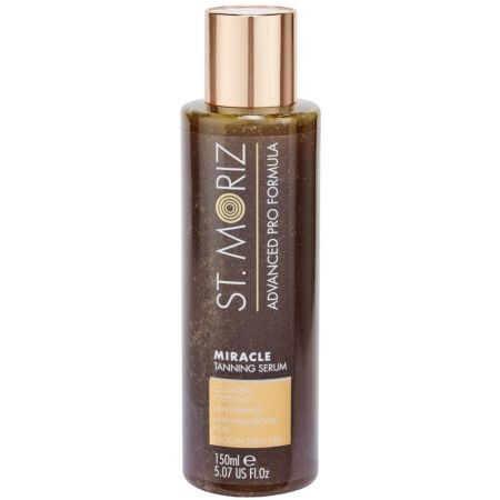 St.Moriz Advanced Pro Formula Miracle Tanning Serum Crema reafirmante autobronceadora reduce y previene la celulitis y estrías mientras crea un bronceado natural150 ml