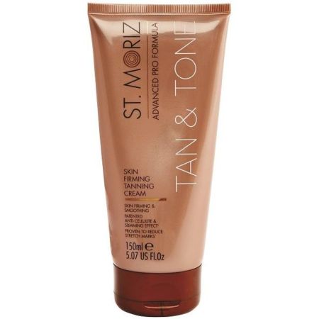 St.Moriz Skin Firming Tanning Cream Crema reafirmante autobronceadora bronceado natural de larga duración 150 ml