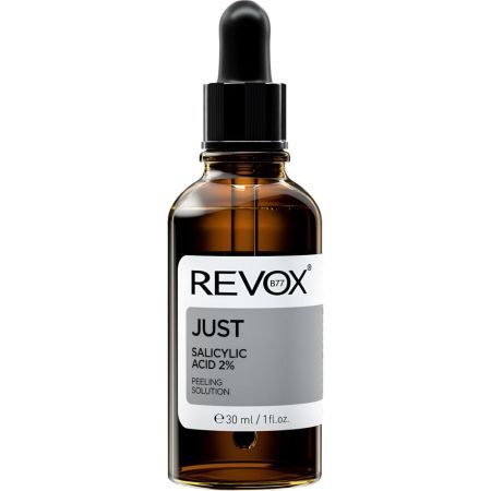 Revox Just Salicylic Acid 2% Peeling Solution Exfoliante facial elimina las células muertas y el exceso de sebo 30 ml