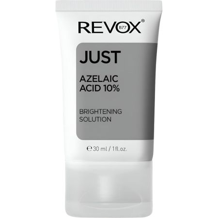 Revox Just Azelaic Acid 10% Brightening Solution Solución iluminadora facial elimina eficazmente las bacterias causantes del acné 30 ml