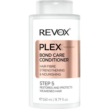 Revox Plex Bond Care Conditioner Step 5 Acondicionador hidratante y reparador del cabello encrespado dañado o teñido 260 ml