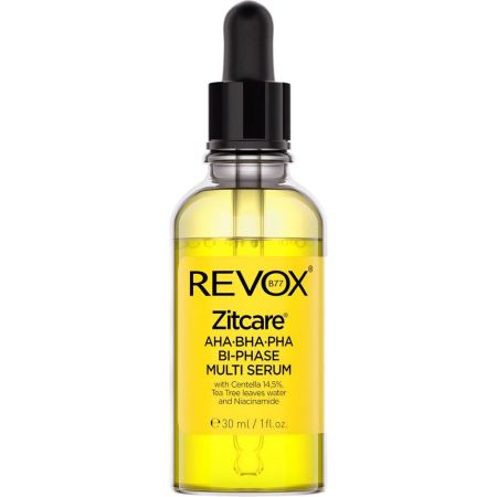 Revox Zitcare Aha-Bha-Pha Multi Serum Sérum elimina las células muertas de la piel y regula la producción de sebo 30 ml