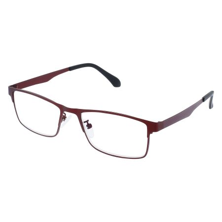 Silac Optics Gafas De Presbicia Red Metal 4 Dioptrías Gafas de lectura graduadas unisex