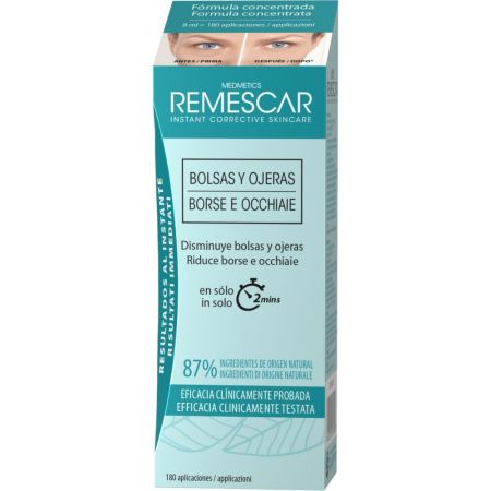 Remescar Bolsas Y Ojeras Contorno de ojos efecto tensor ayuda a disminuir bolsas y ojeras 8 ml