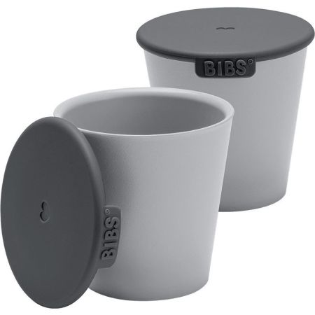 Bibs Juego De Vasos Juego de vasos con tapa para guardar las sobras en la nevera