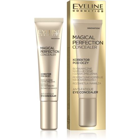 Eveline Cosmetics Magical Perfection Concealer Eye Corrector facial ilumina reduce signos de fatiga hidrata y calma las irritaciones