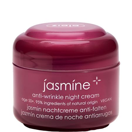 Ziaja Jazmín Crema Facial De Noche Antiarrugas Crema de noche reduce las arrugas y manchas de forma significativa mejorando hidratación 50 ml