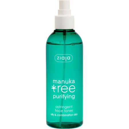 Ziaja Manuka Tónico Facial Purificante Tónico facial vegano limpia calma reduce poros y ayuda a calmar lesiones del acné 200 ml