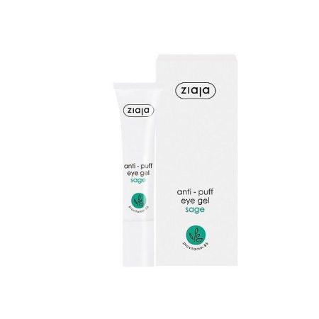 Ziaja Anti-Puff Eye Gel Sage Contorno de ojos con extracto de salvia suaviza hidrata y reafirma 15 ml