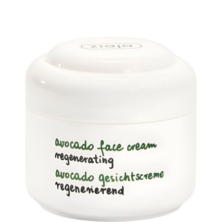 Ziaja Aguacate Crema Facial Regenerante Crema de día hidrata calma y alivia irritaciones piel sana relajada y natural 50 ml