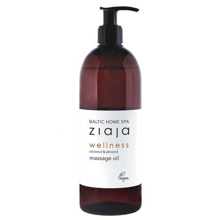 Ziaja Baltic Home Spa Wellness Coconut & Almond Massage Oil Aceite corporal de masaje de almendra y coco 490 ml