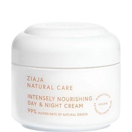 Ziaja Natural Care Crema Facial Intensamente Nutritiva Crema de día y noche vegana intensamente nutritiva de rápida absorción 50 ml