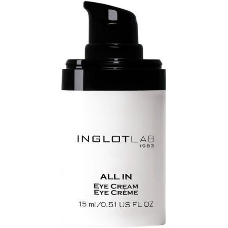 Inglot Lab All In Eye Cream Contorno de ojos hidratante reduce bolsas y ojeras 15 ml