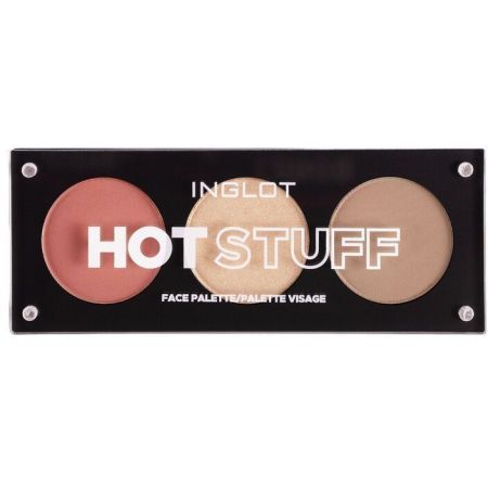 Inglot Hot Stuff Paleta Paleta ideal para un contouring perfecto 3 tonos