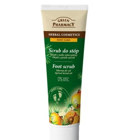 Green Pharmacy Foot Care Foot Scrub Exfoliante de pies elimina suavemente las durezas y callosidades con aceite de abeto siberiano 100 ml