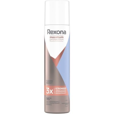 Rexona Maximum Protection Clear Scent Desodorante Spray Desodorante antitranspirante ofrece 96 horas de máxima protección 100 ml