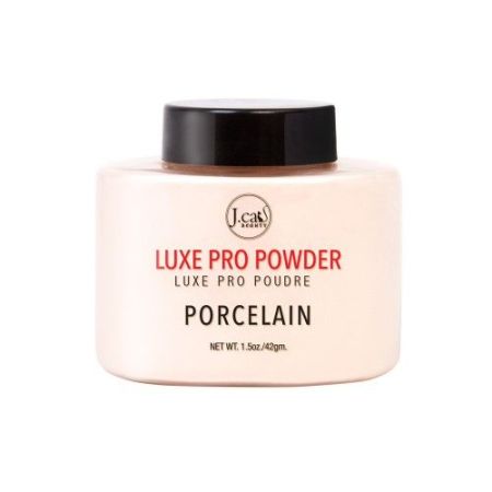 J.Cat Luxe Pro Powder Polvos sueltos suavizan las imperfecciones y ofrecen un acabado mate aterciopelado