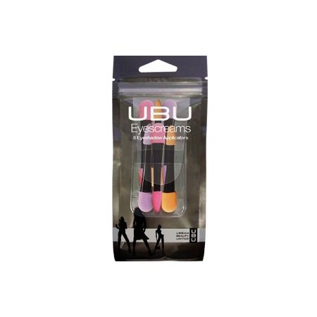 Ubu Eyescreams Eyeshadow Applicators Aplicadores dobles para sombras de ojos llevalos contigo donde quiera que vayas 6 uds