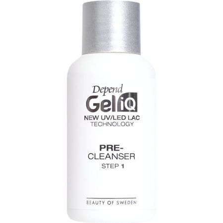 Depend Gel Iq Pre-Cleanser Step 1 Gel limpiador prepara la uña para mayor duración en la manicura semipermanente 35 ml