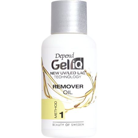 Depend Gel Iq Remover Oil Method 1 Aceite vegetal para retirar el esmalte rápidamente 35 ml