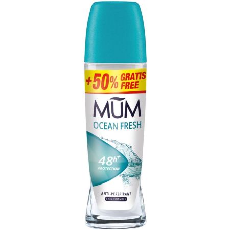 Mum Ocean Minerales Desodorante Roll-On Formato Especial Desodorante antitranspirante 48 horas de protección 75 ml