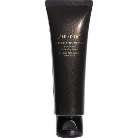 Shiseido Future Solution Lx Extra Rich Cleansing Foam Jabón antiedad reafirmante elimina todas la impurezas para acabado fresco y suave 125 ml