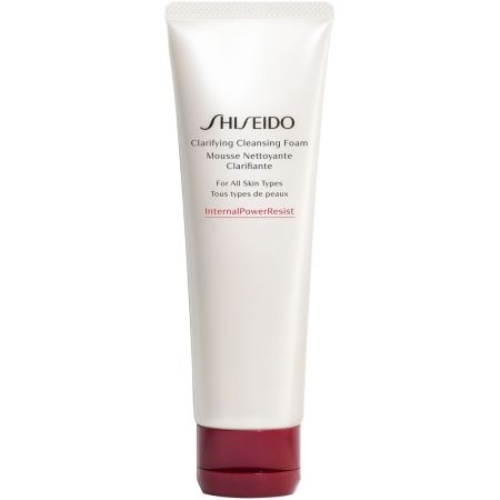 Shiseido Clarifying Cleansing Foam Mousse Nettoyante Clarifiante Espuma limpiadora cremosa elimina impurezas y células muertas 125 ml