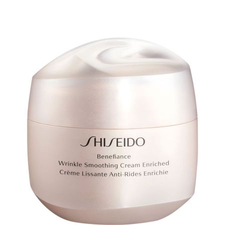 Shiseido Benefiance Wrinkle Smoothing Cream Enriched Crema de día y noche enriquecida antiedad restaura y repara líneas y arrugas piel más joven