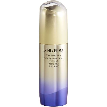 Shiseido Vital Perfection Uplifting And Firming Eye Cream Contorno de ojos antiedad regenera reduce flacidez y ojeras ofreciendo piel más firme y elástica 15 ml