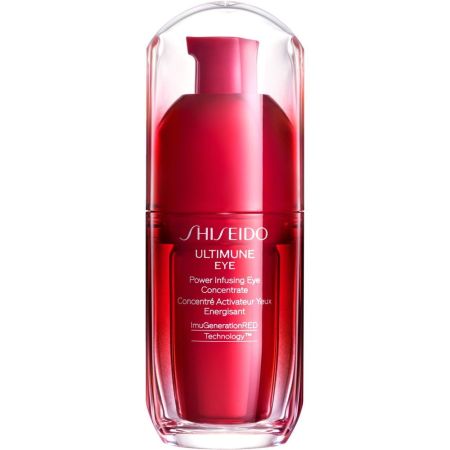 Shiseido Ultimune Eye Power Infuse Eye Concentrate Contorno de ojos hidrata y reduce ojeras y bolsas para mirada luminosa y fortalecida 15 ml