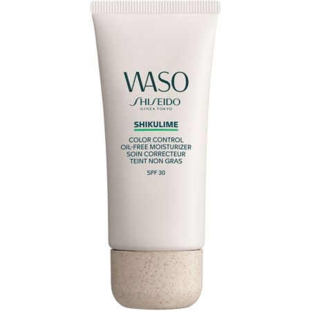 Shiseido Waso Shikulime Color Control Spf 30 Tratamiento hidratante con color y libre de aceites difuma imperfecciones y protege unificando el tono 50 ml