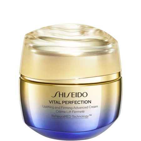 Shiseido Vital Perfection Uplifting And Firming Cream Crema de día y noche antiedad regenera redensifica e ilumina piel más tersa firme y joven 50 ml