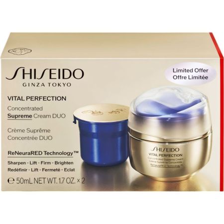 Shiseido Vital Perfection Estuche Edición Limitada Tratamiento de alto impacto antiedad rejuvece desde el interior para piel más tersa rellena y perfeccionada