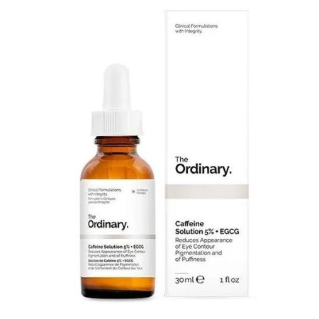 The Ordinary Caffeine Solution 5% + Egcg Contorno de ojos serúm reductor de la pigmentación y la hinchazón 30 ml