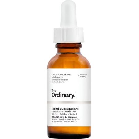 The Ordinary Retinoids Retinol 1% In Squalane Sérum retinol puro aclara manchas oscuras y pigmentación y reduce arrugas y poros 30 ml