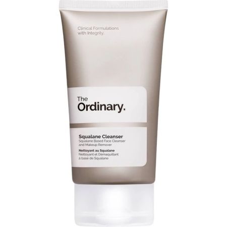 The Ordinary Cleansers Squalane Cleanser Limpiador facial sin jabón suave elimina el maquillaje y deja la piel suave e hidratada 50 ml