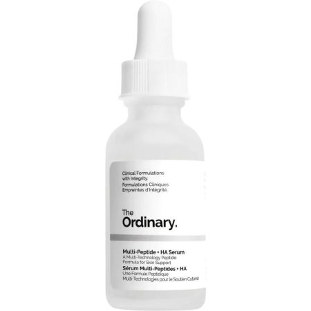 The Ordinary Multi-Peptide + Ha Serum Sérum hidratante reduce arrugas y líneas de expresión para piel más joven y radiante 60 ml