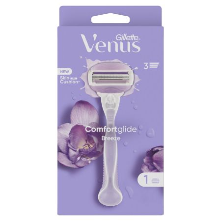 Gillette Venus Comfortglide Breeze Maquinilla De Afeitar Maquinilla de afeitar depilación suave apurada y duradera 4 uds