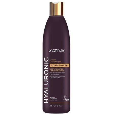 Kativa Deep Hydration & Anti-Breakage Conditioner Acondicionador vegano hidratación profunda fortalece e hidrata profundamente 355 ml