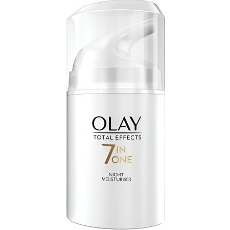 Olay Total Effects 7 In One Night Moisturiser Crema de noche con niacinamida hidrata ilumina minimiza poros suaviza y reafirma 50 ml