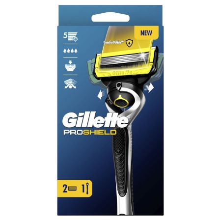 Gillette Proshield Maquinilla De Afeitar Estuche Maquinilla de afeitar afeitado apurado y duradero