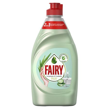 Fairy Lavavajillas Limpieza & Cuidado Aloe Vera & Pepino Lavavajillas a mano ofrece una limpieza increíble y ayuda a mantener tus manos suaves