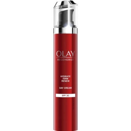 Olay Regenerist Hydrate Firm Renew Day Cream Spf 30 Crema de día renueva visiblemente la luminosidad de la piel 50 ml