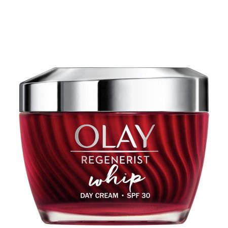 Olay Regenerist Whip Day Cream Spf 30 Crema de día hidratante reafirma y renueva piel firme luminosa y no pegajosa 50 ml