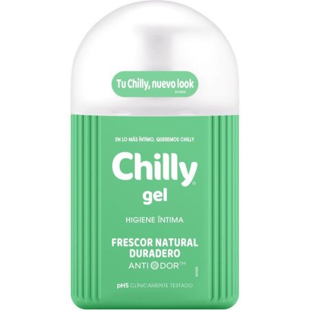 Chilly Gel Higiene Íntima Gel de higiene íntima ayuda a proteger la flora vaginal ofreciendo hidatación y frescor